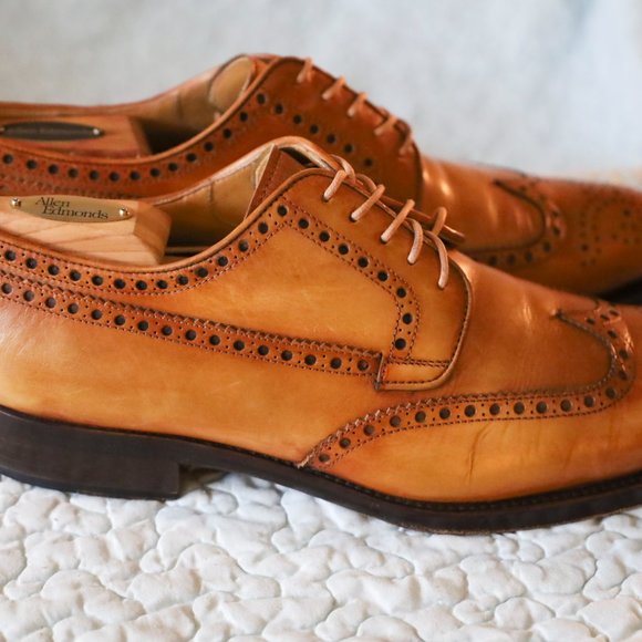 Magnanni 10-M Cognac Oxford Dress Shoes - Picture 4 of 10